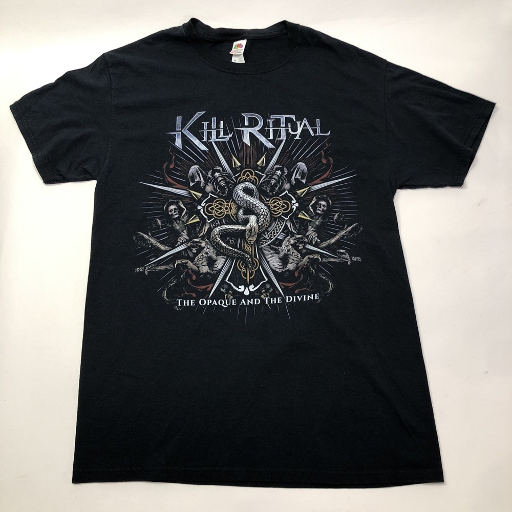 Kill Ritual The Opaque And The Devine Album Logo Medium T Shirt Thrash Band Tee