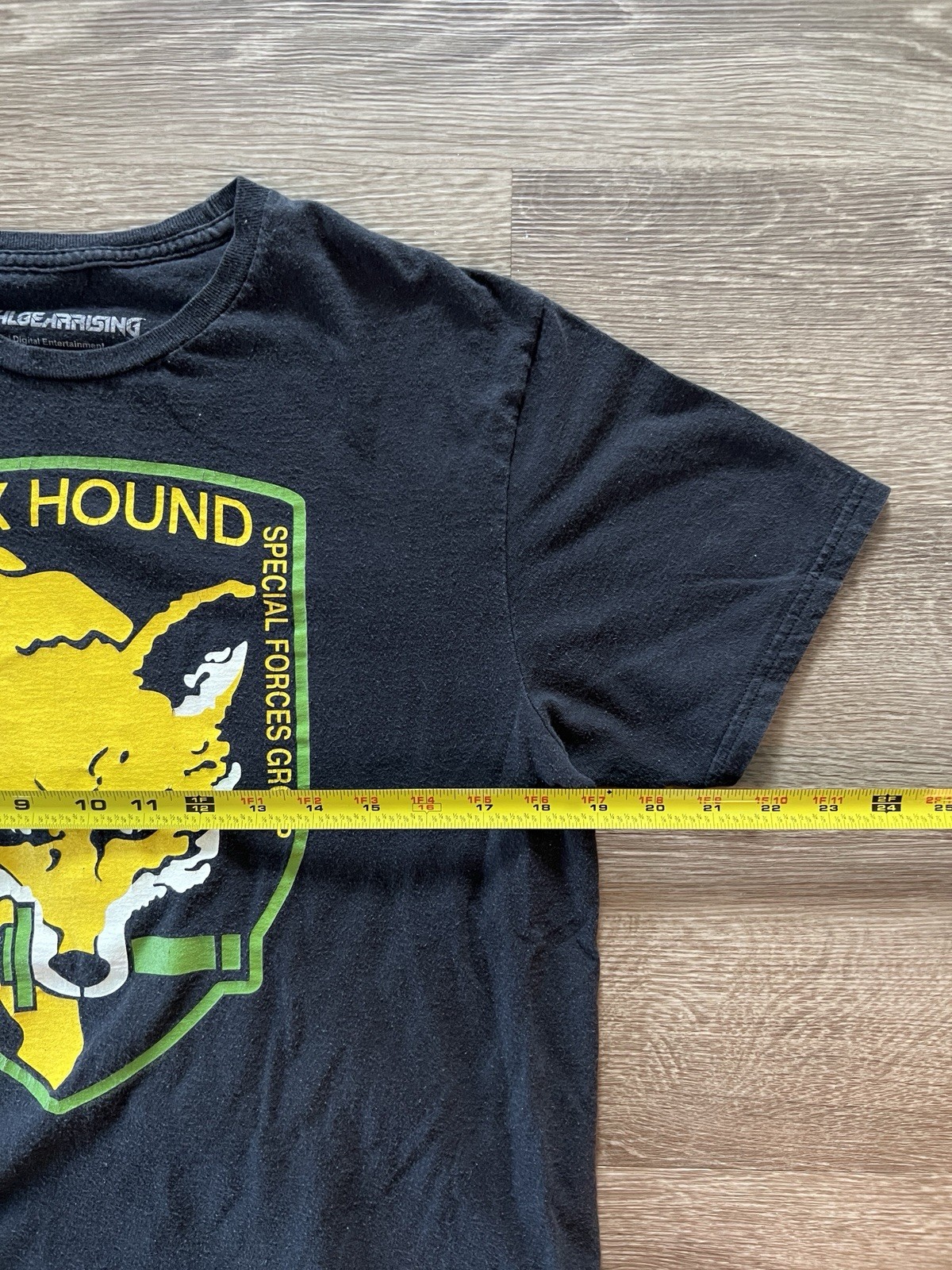 Metal Gear Rising Fox Hound Graphic T Shirt Black Men’s Large Gaming Tee gallery