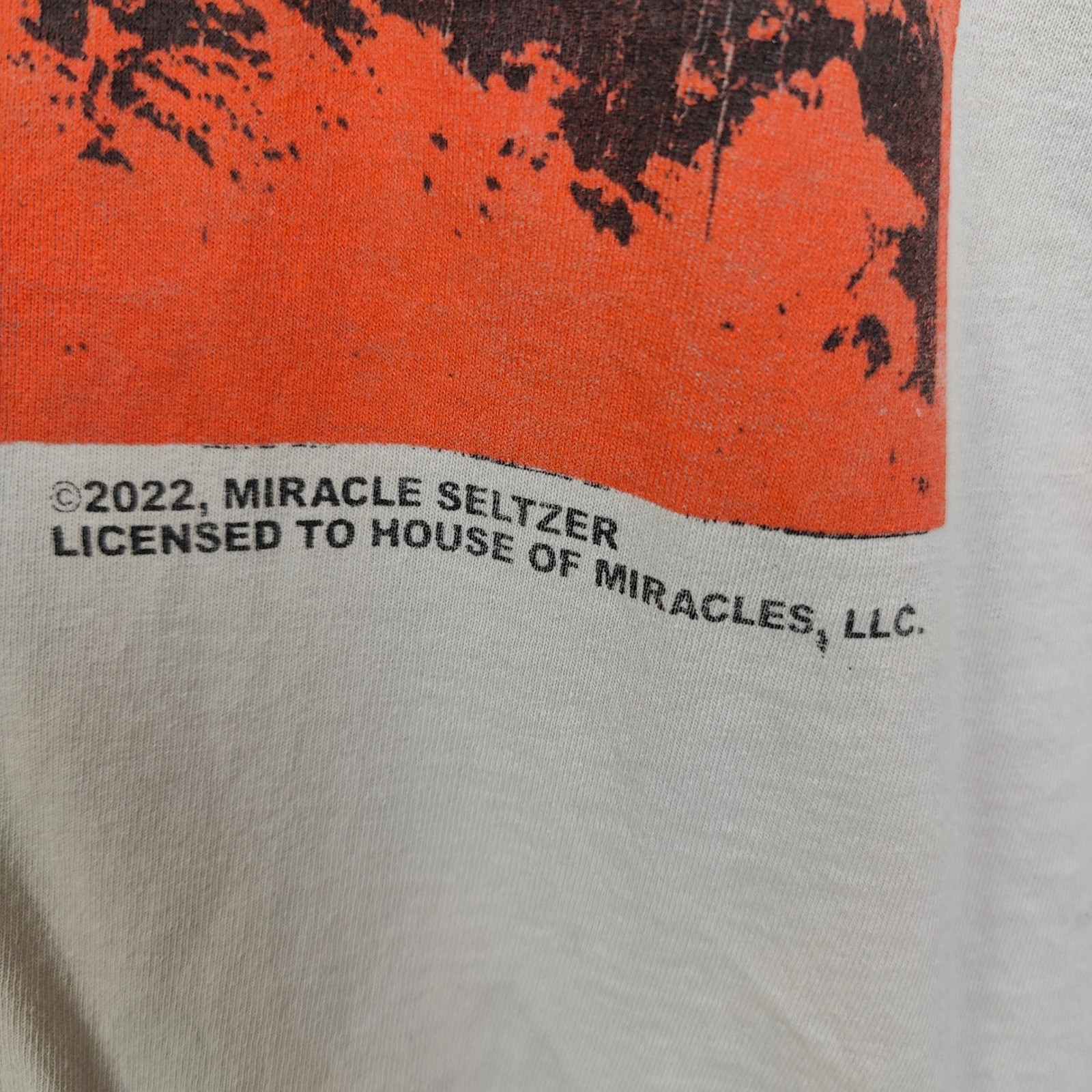 Miracle Seltzer Mens T-Shirt XL Beige Graphic Long Sleeve Holy Spirit Streetwear gallery