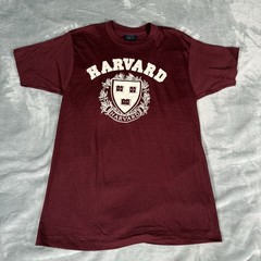 Vintage Harvard University Paper Thin T Shirt Mens M (Fits XS) Lightweight 80s
