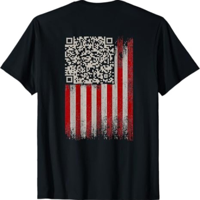 Funny QR Trumps Dancing Dance Code T-Shirt