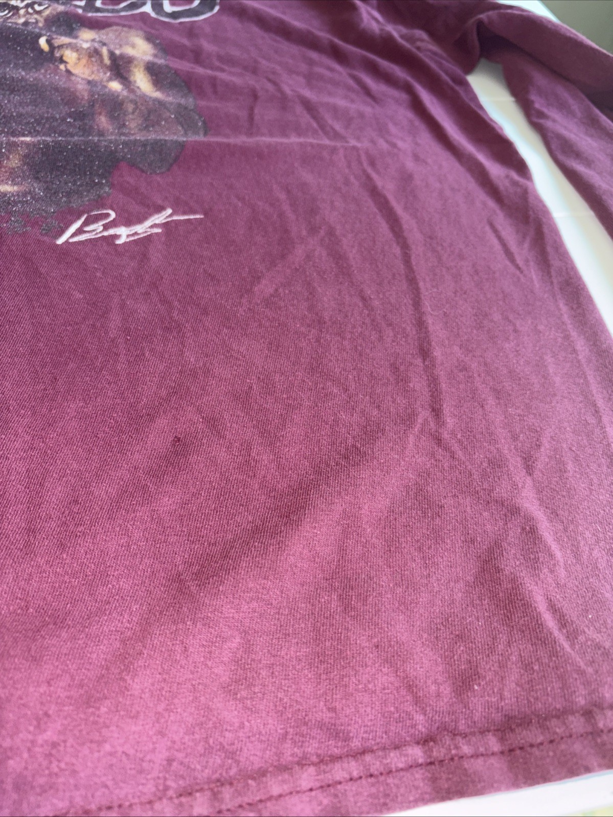 Kimbo Slice Long Sleeved Shirt Red Vintage Gilden Long Sleeved Kimbo gallery