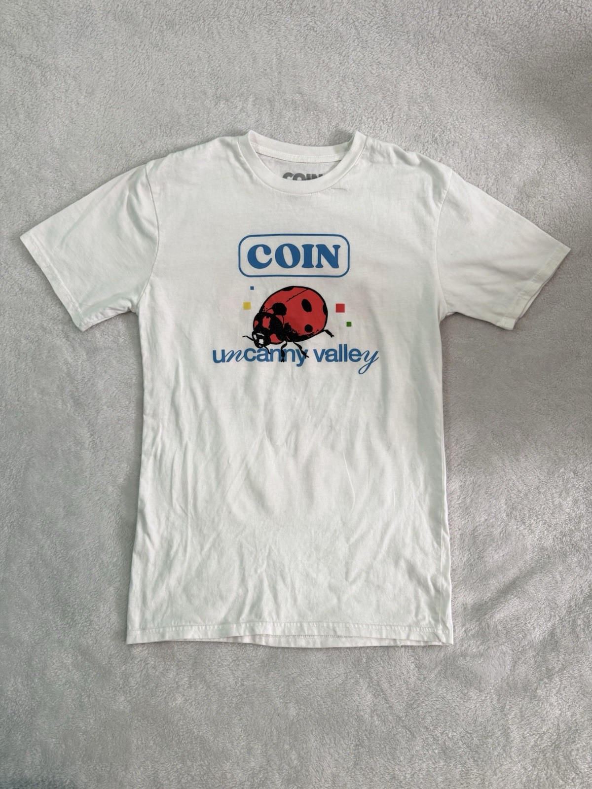 Rare COIN Uncanny Valley 2022 Concert Tour Short-Sleeve Tee White Large See Pics gallery