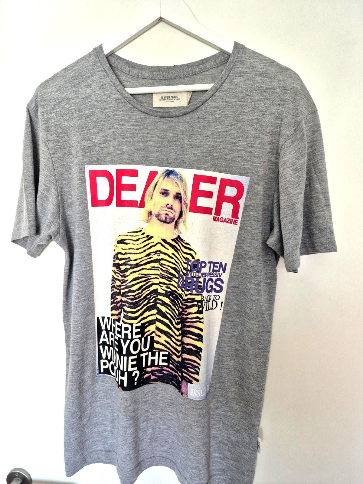 Kurt Cobain Nirvana T-Shirt by Eleven Paris Vintage Mens Shirt Womens Shirt XL gallery