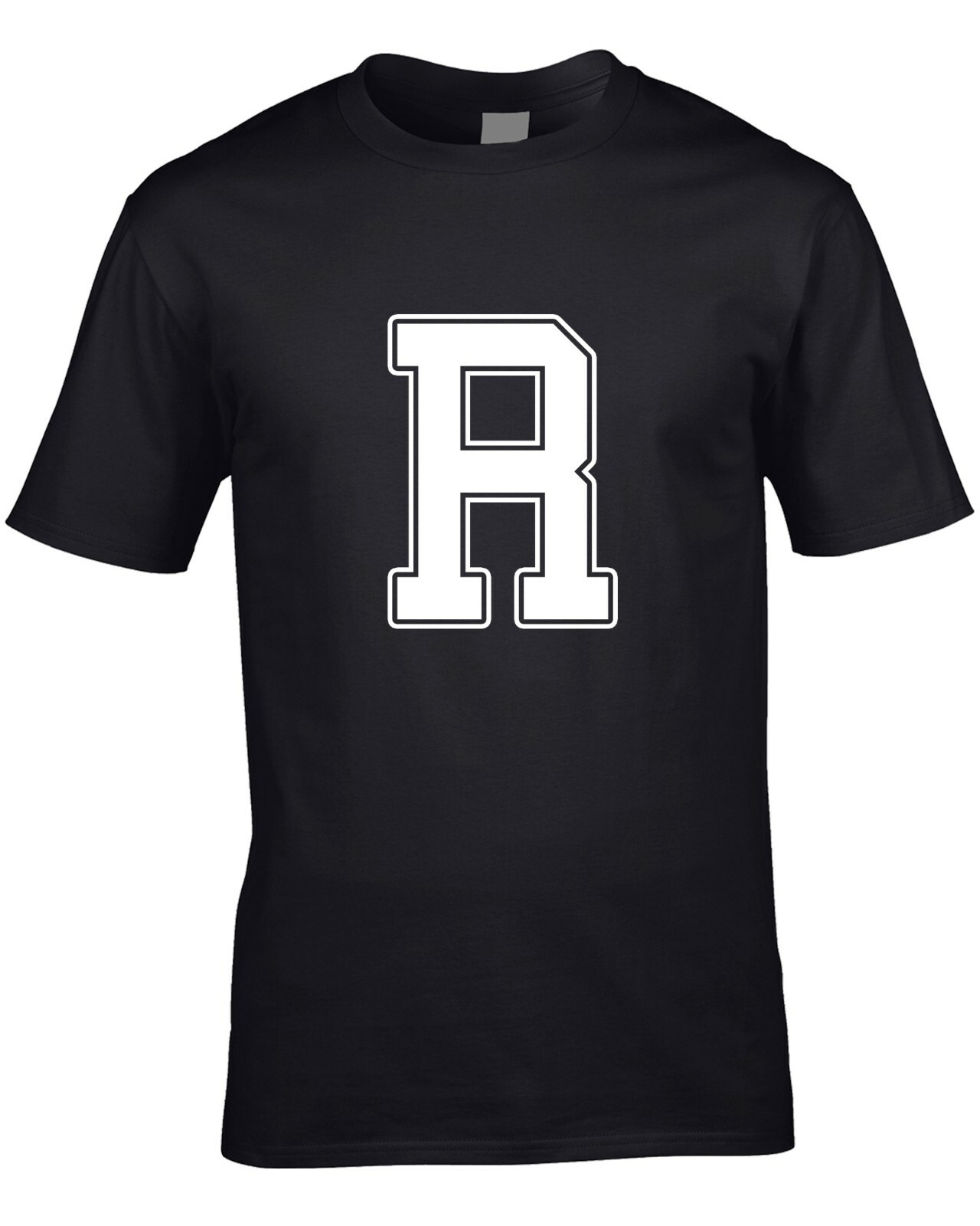 Letter R Men's T-Shirt Funny Joke Name Initials Font Team Cool Gift Idea Custom gallery