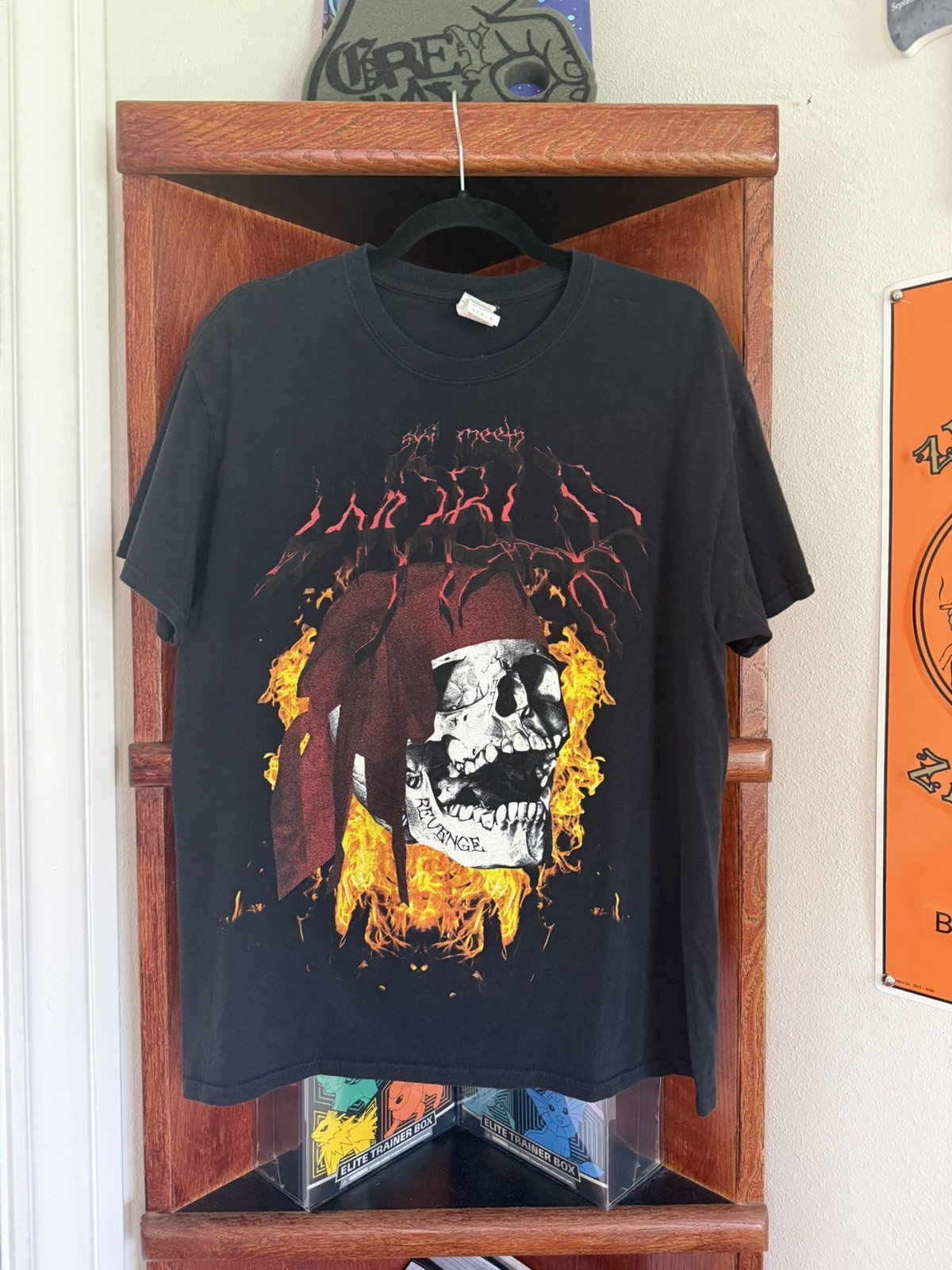 Ski Mask The Slump God Black T Shirt Ski Meets World Tour Revenge Size L Large gallery