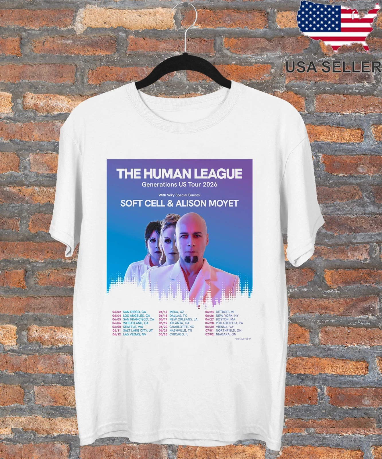 Human League Soft Cell Alison Moyet Generation US Tour Shirt S-5XL L378 gallery