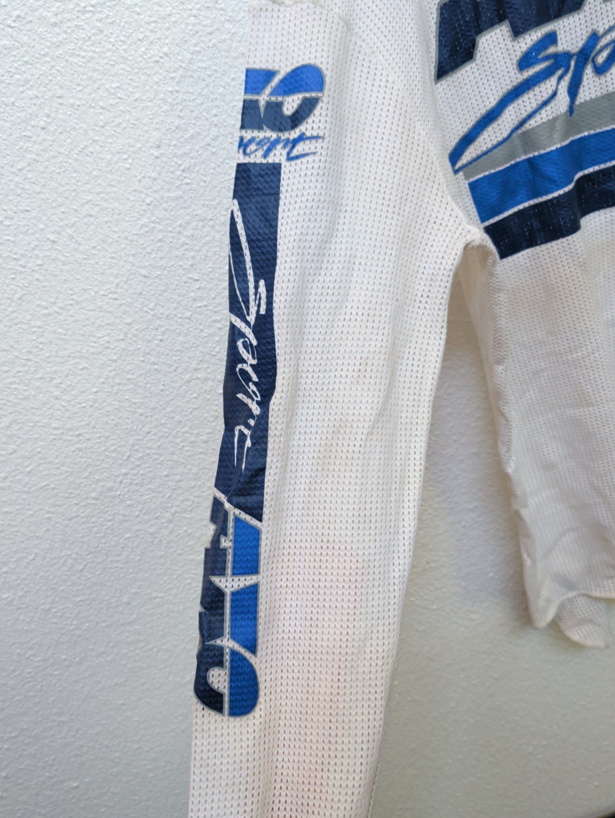 Vintage AXO Sport Motocross/BMX Long Sleeve Mesh Jersey XL Made In USA gallery