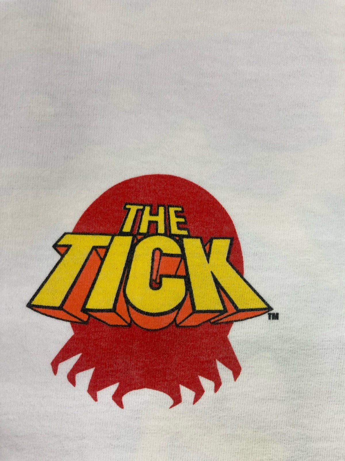 VINTAGE The Tick Spoon 1994 Graphic T-shirt Men XL White TV Cartoon Rare USA 90s gallery
