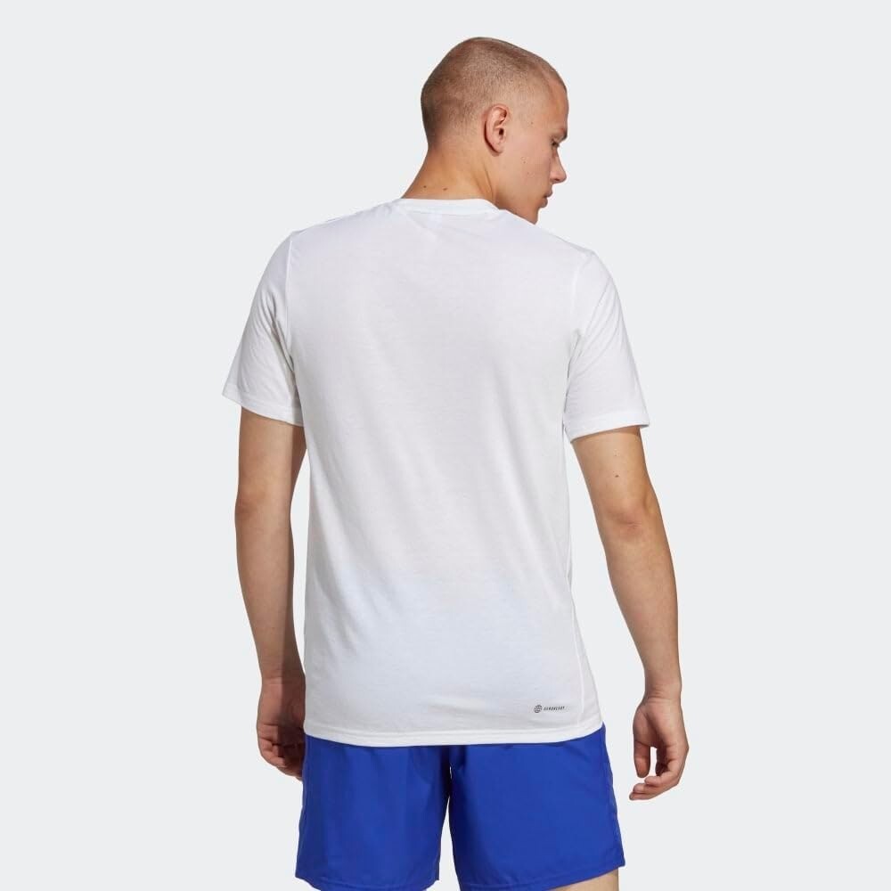 Adidas Men's Train Essentials Feelready Training Tee - Size: LARGE, WHITE - NEW! gallery