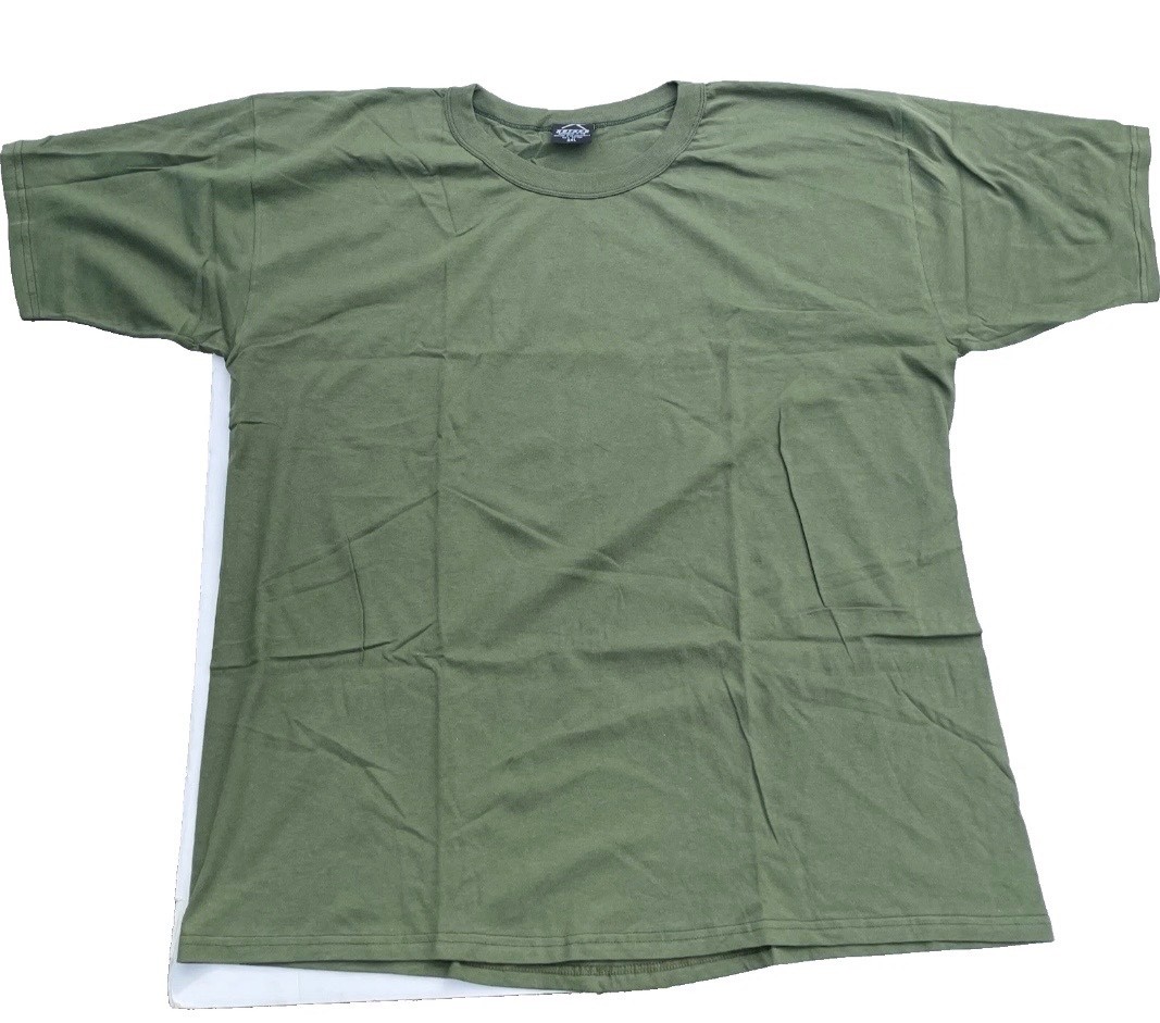 ARMY SOLID OD GREEN PLAIN MENS ROTHCO T-SHIRT 2XL - 3XL gallery