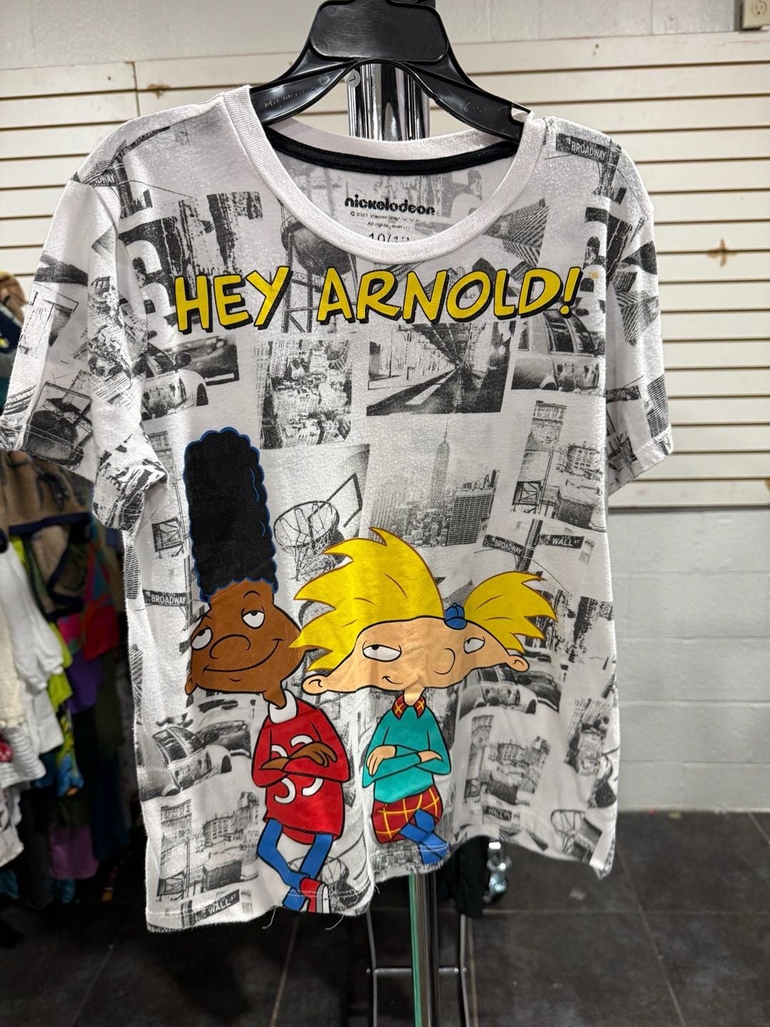 Nickelodeon Hey Arnold! and Gerald All Over Print Youth T-Shirt