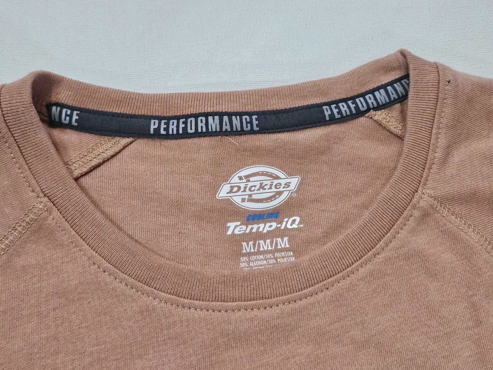 NWT Dickies Temp IQ Performance Cooling T-Shirt Mens Medium Rust Orange Workwear gallery