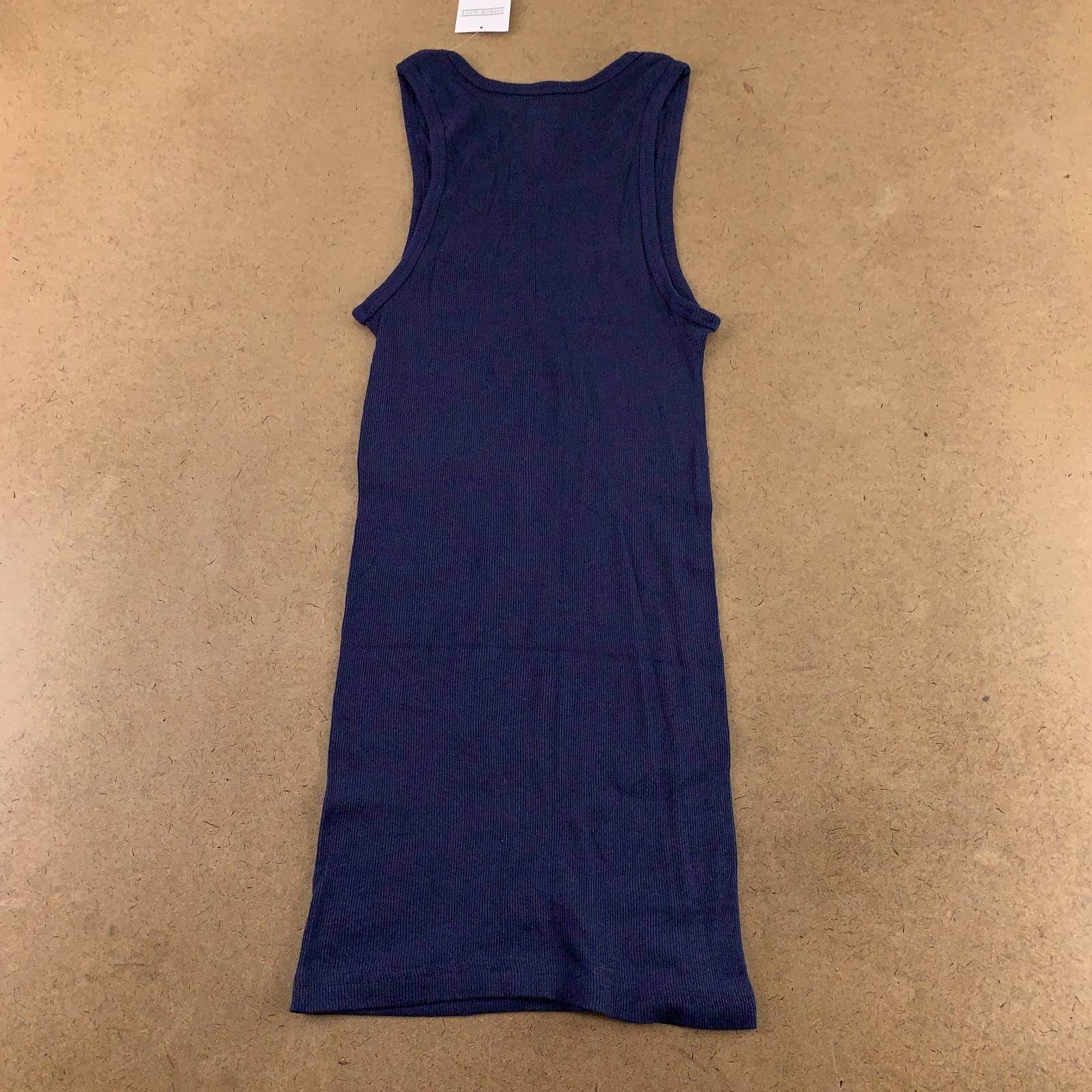 Andrew Scott Mens Undershirt T-Shirt Blue Scoop Neck Sleeveless Ribbed XL New gallery