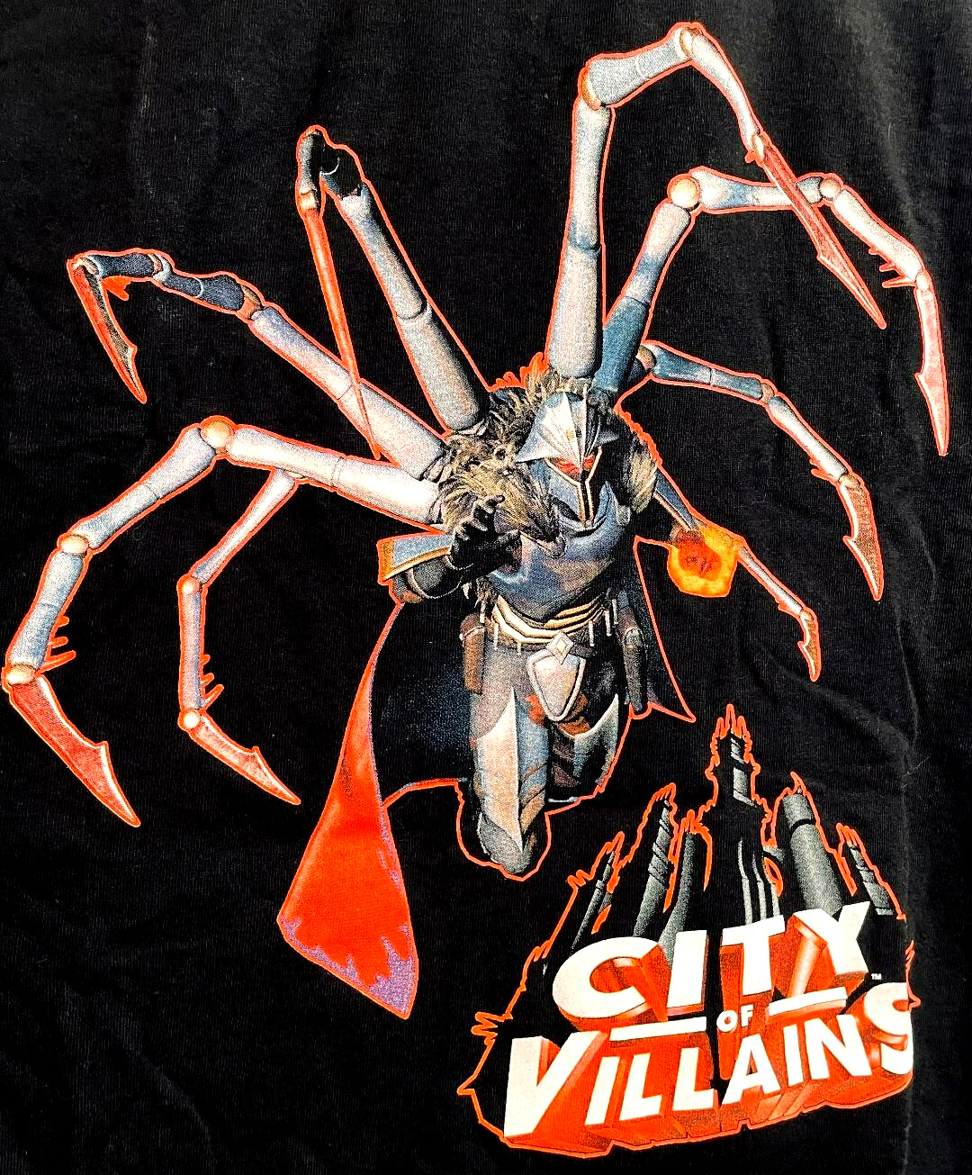 NEW/MINT Vintage 2005 City of Villains Game Promo T-shirt Size XL ~ FREE SHIP! gallery
