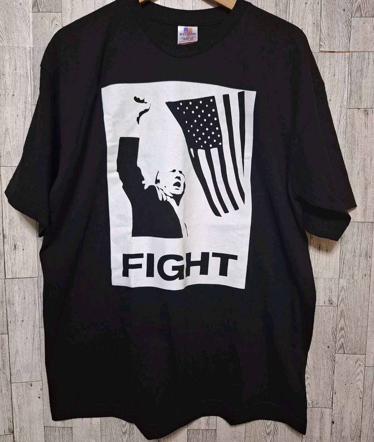 Donald Trump Rally Shooting FIGHT T-Shirt US Support Trump 2024 Adult gallery