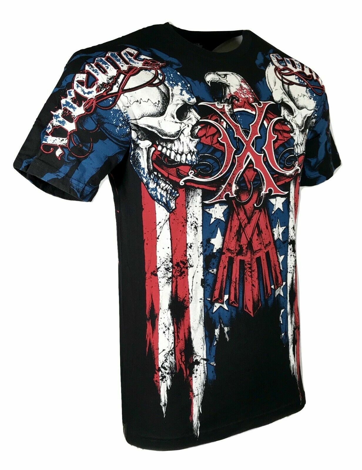 Xtreme Couture Affliction Men's T-Shirt COUTURE PATRIOT Black Biker S-5XL gallery
