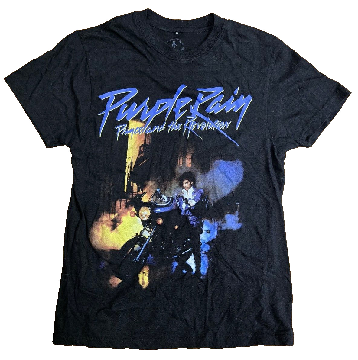 Prince Estate Purple Rain Prince and the Revolution Crew Neck T-Shirt Size S