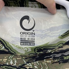 Origin Maine shirt Men medium Compression Rashguard MMA Fighting USA gym hunt