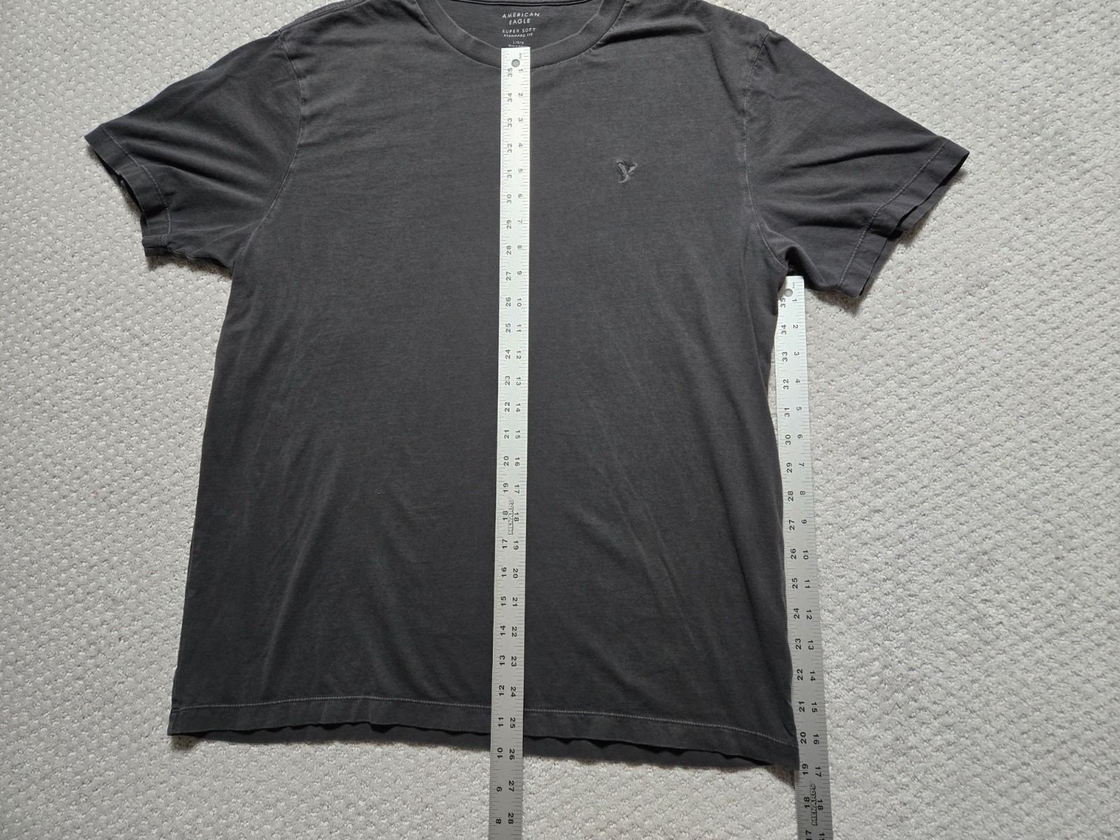 American Eagle Standard Fit T-Shirt ~ Men’s Large ~ Dark Gray gallery