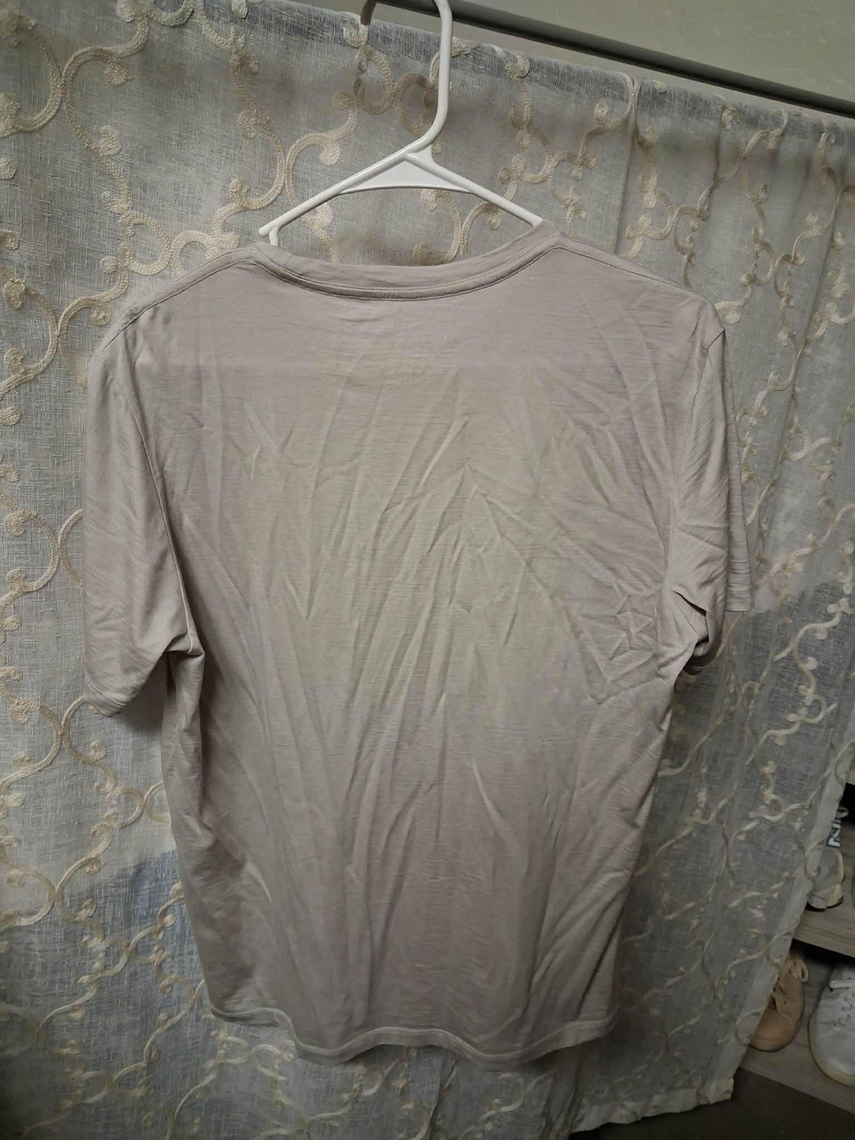 Wool& Prince Signature Crew Neck Tee Men’s Size L Gray gallery