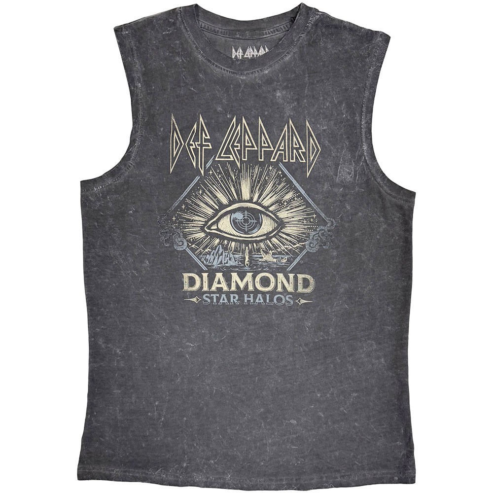 Def Leppard - Diamond Star Halos - Charcoal Grey Tanktop t-shirt gallery
