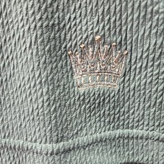 Royalty By Maluma Mens Large Textured Green Shirt Crown Logo Streetwear