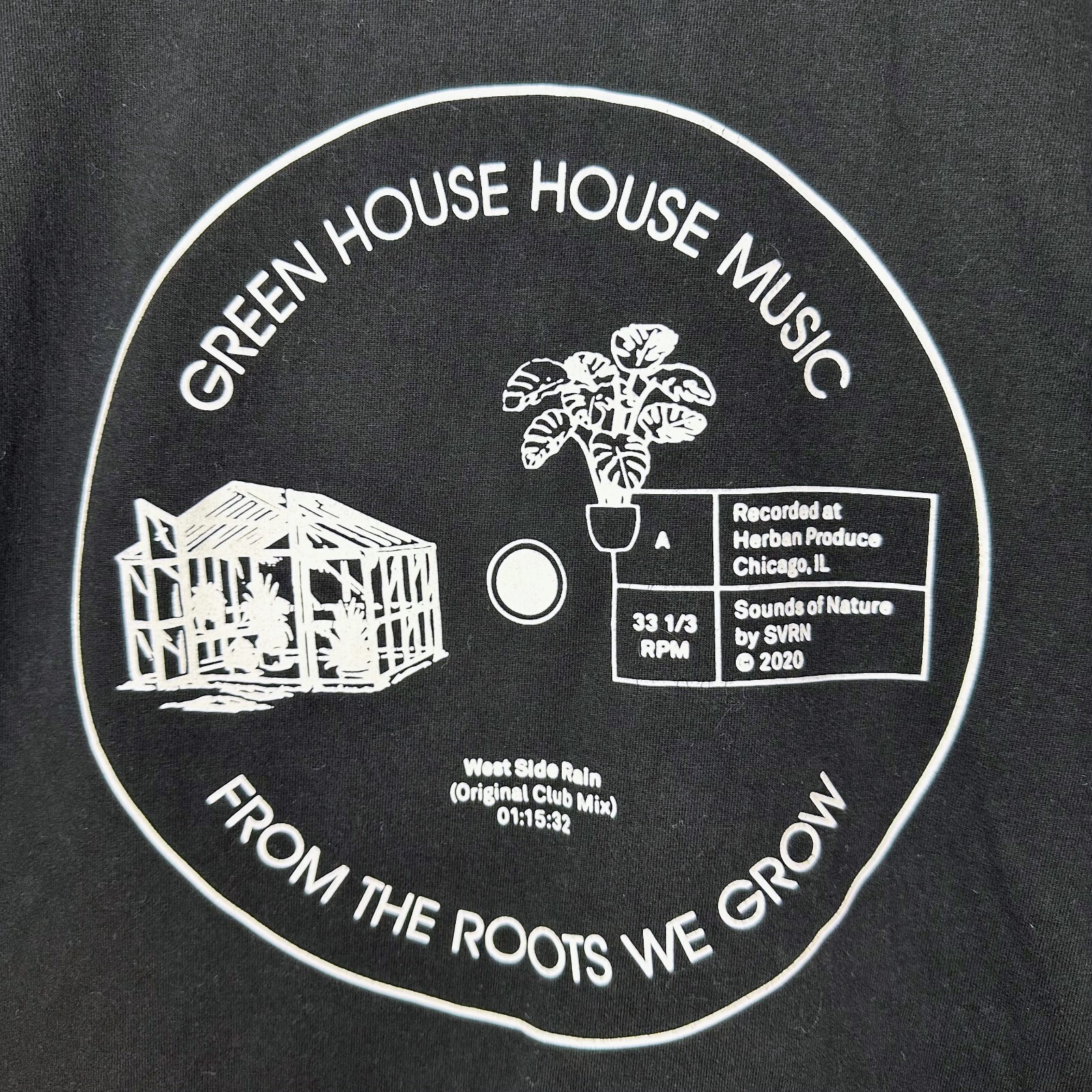 SVRN Private Label Greenhouse House Music Tee Medium gallery