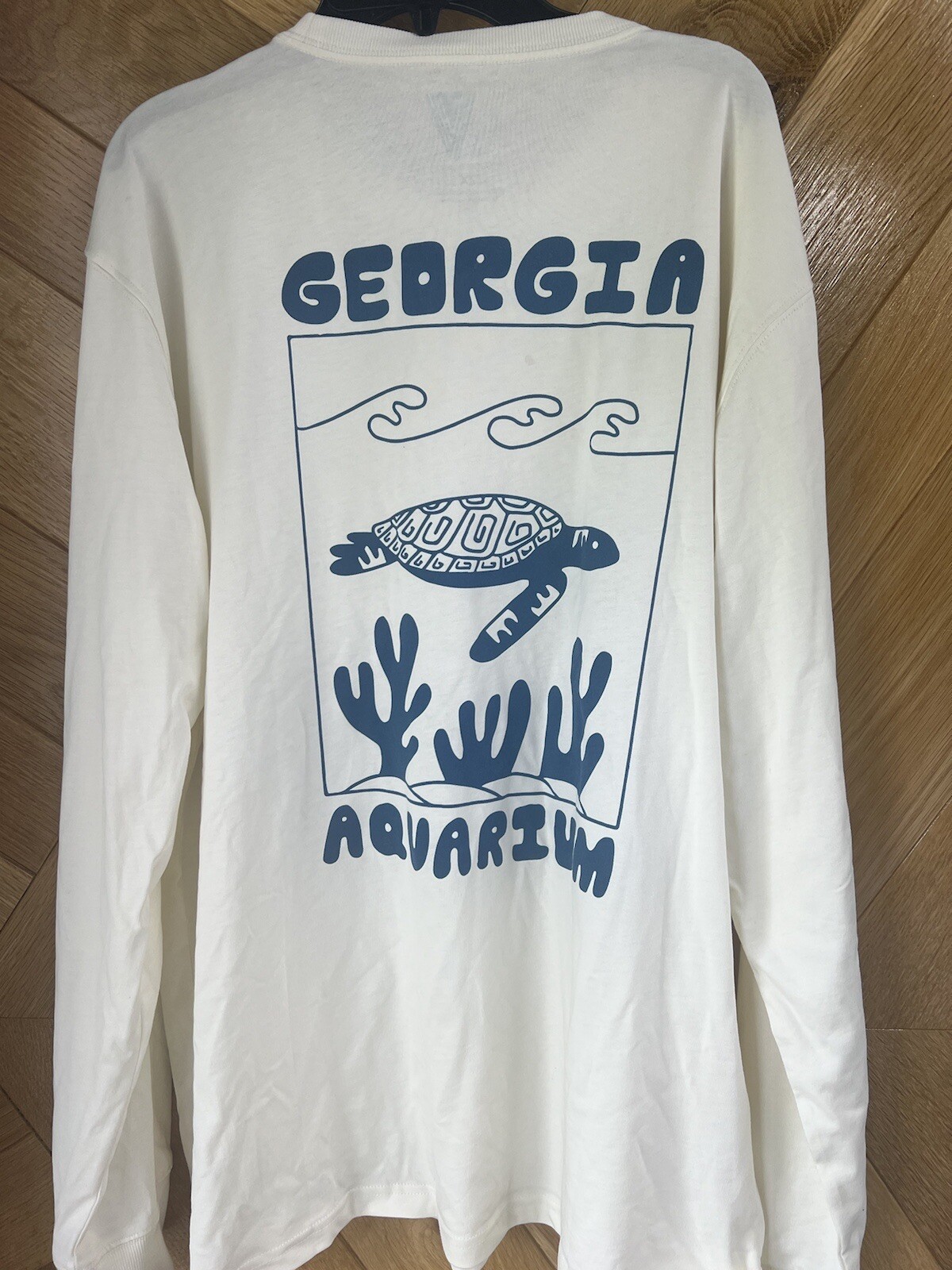Georgia Aquarium Long Sleeve T-shirt XXL Vintage Style Sea Turtles gallery
