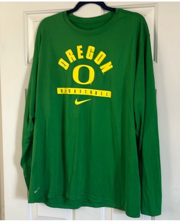 Oregon Ducks Basketball Nike Warm Up Shooting Shirt Men’s XXL