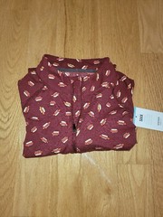 Saxx Viewfinder Long Sleeve Half Zip Top Red/Hot Dog Men’s Size L