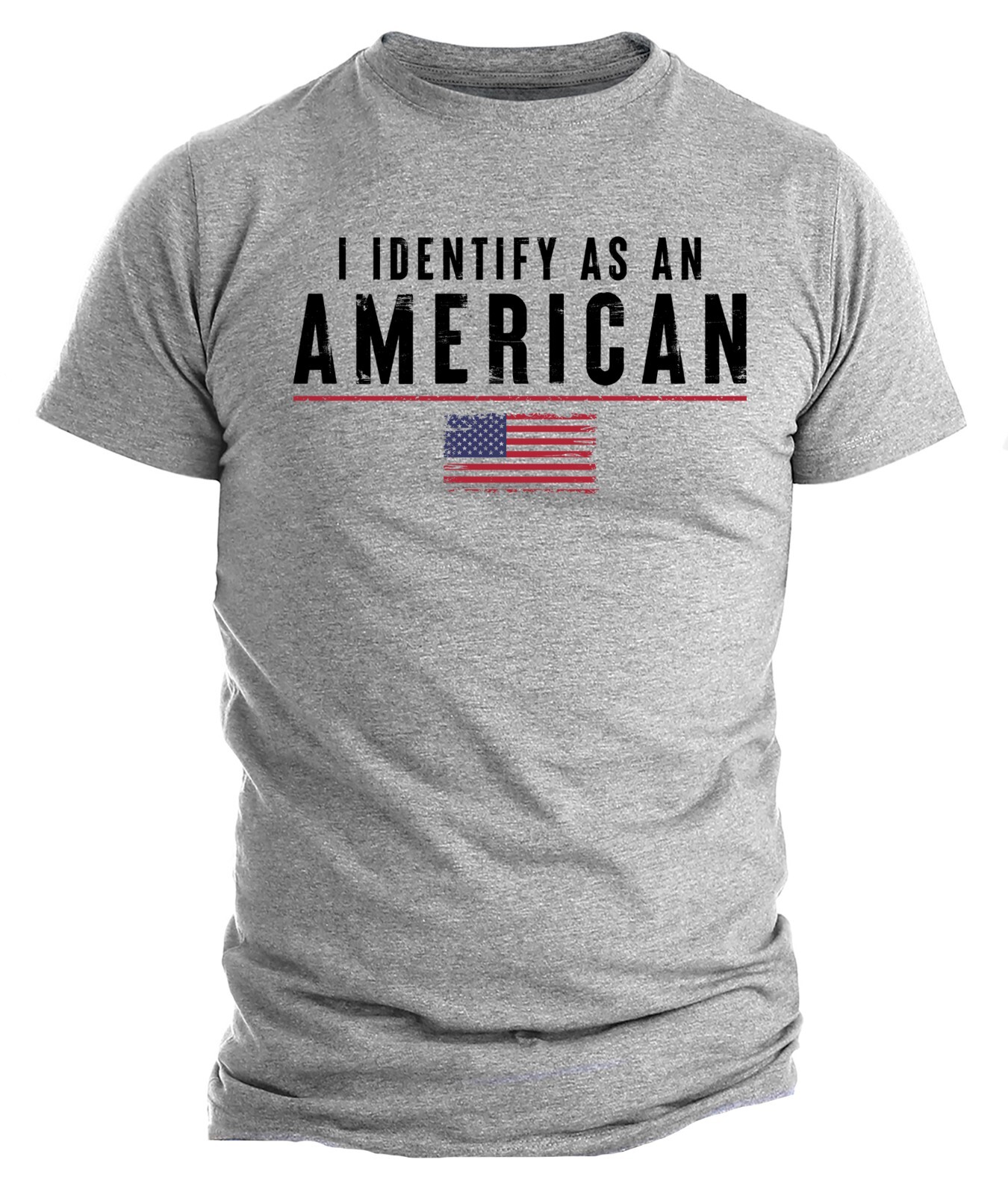 I Identify As An American T-shirt USA Flag Patriotic T-shirt For Men gallery