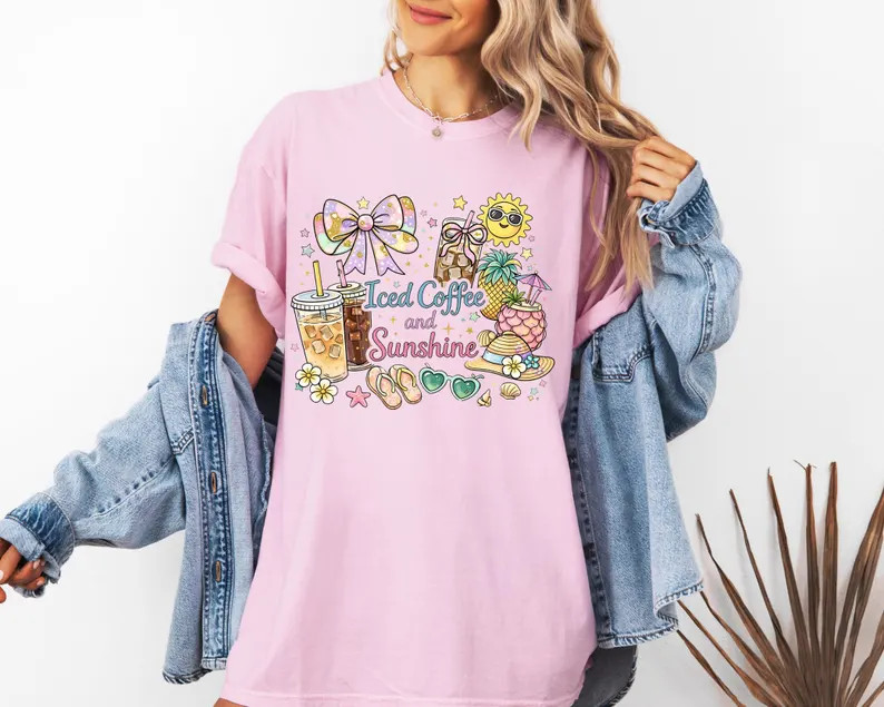 Iced Coffee Sunshine Comfort Tee gallery