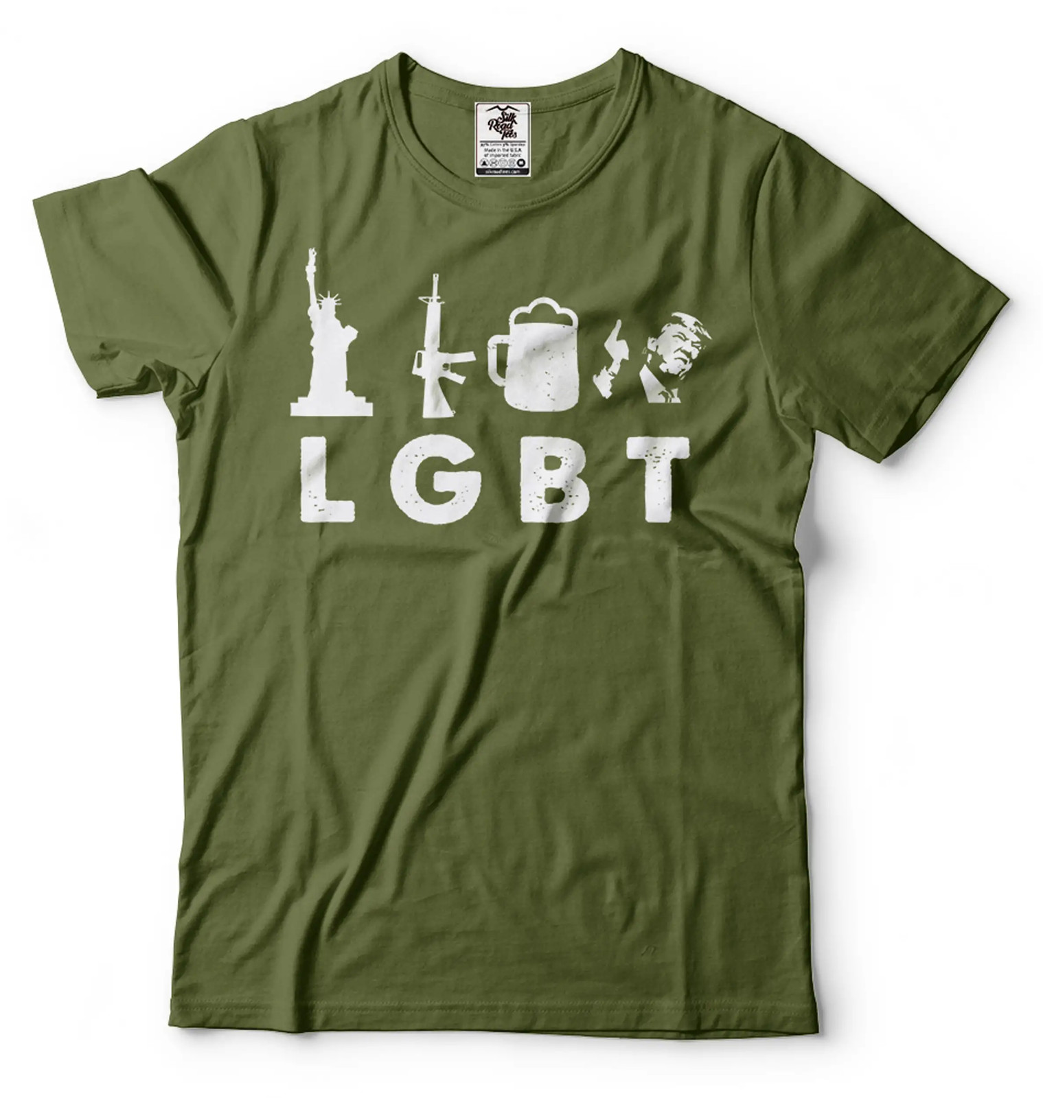 LGBT Shirt Liberty Guns Beer Trump T-Shirt Funny Patriotic T-Shirt Trump Shirts gallery
