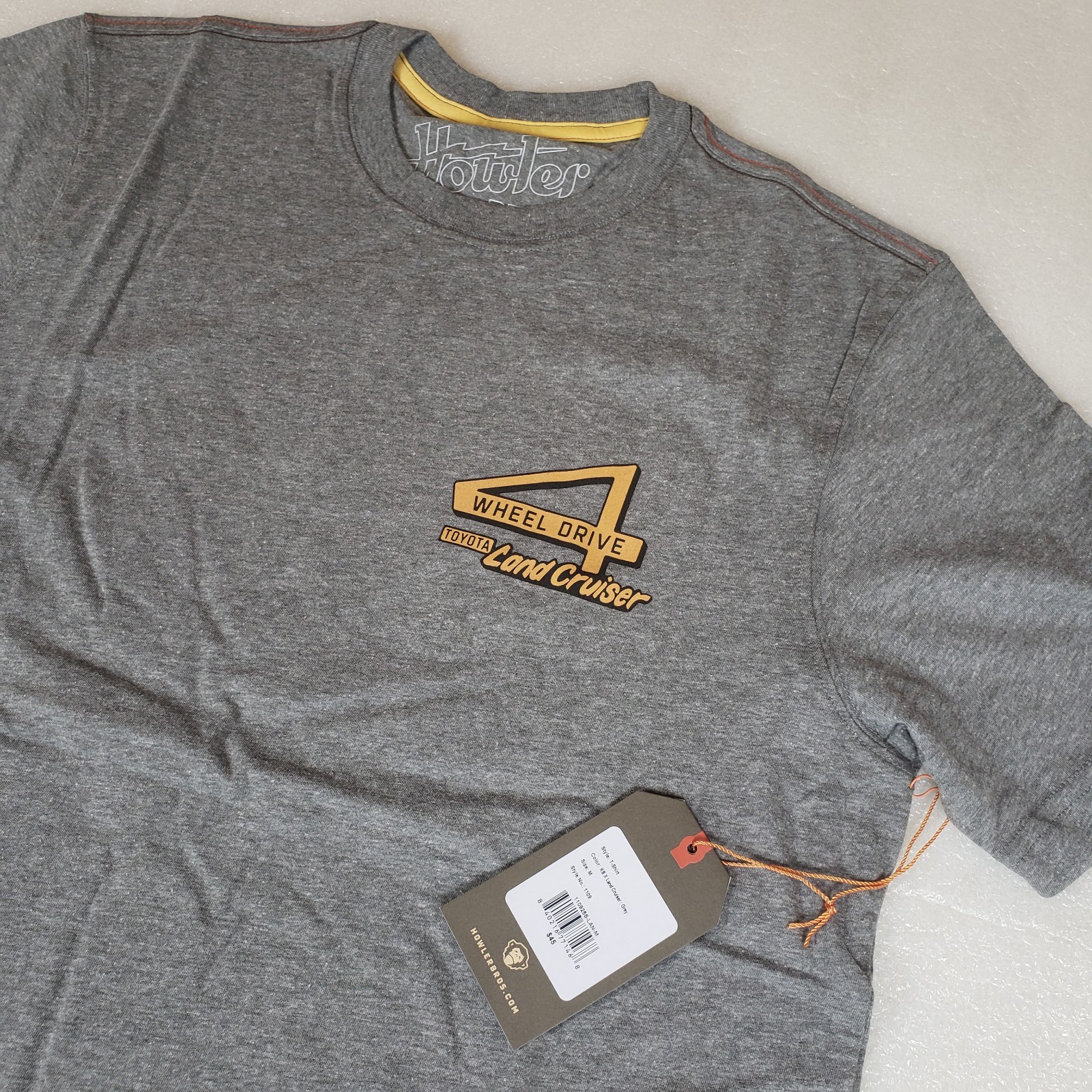 NWT Howler Men's Medium Toyota Land Cruiser T Shirt Gray Limited Edition Hiking gallery