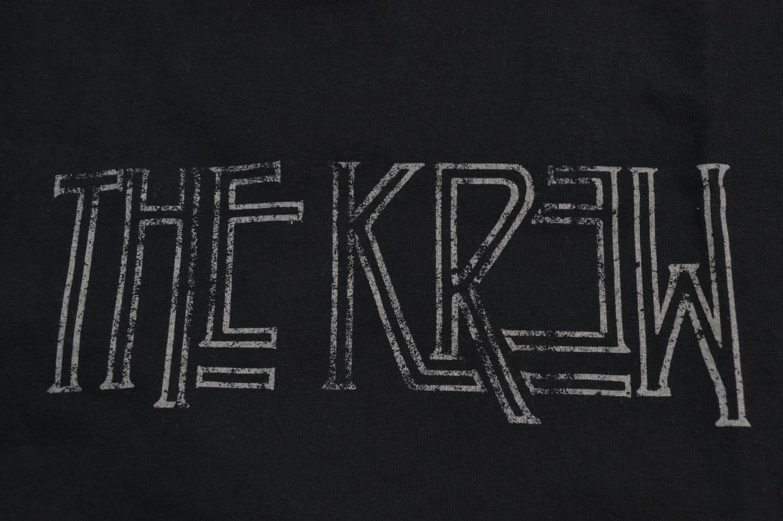 Kr3w Krew REMAINS Black Grey Distressed Screenprint Short Sleeve Men's T-Shirt gallery