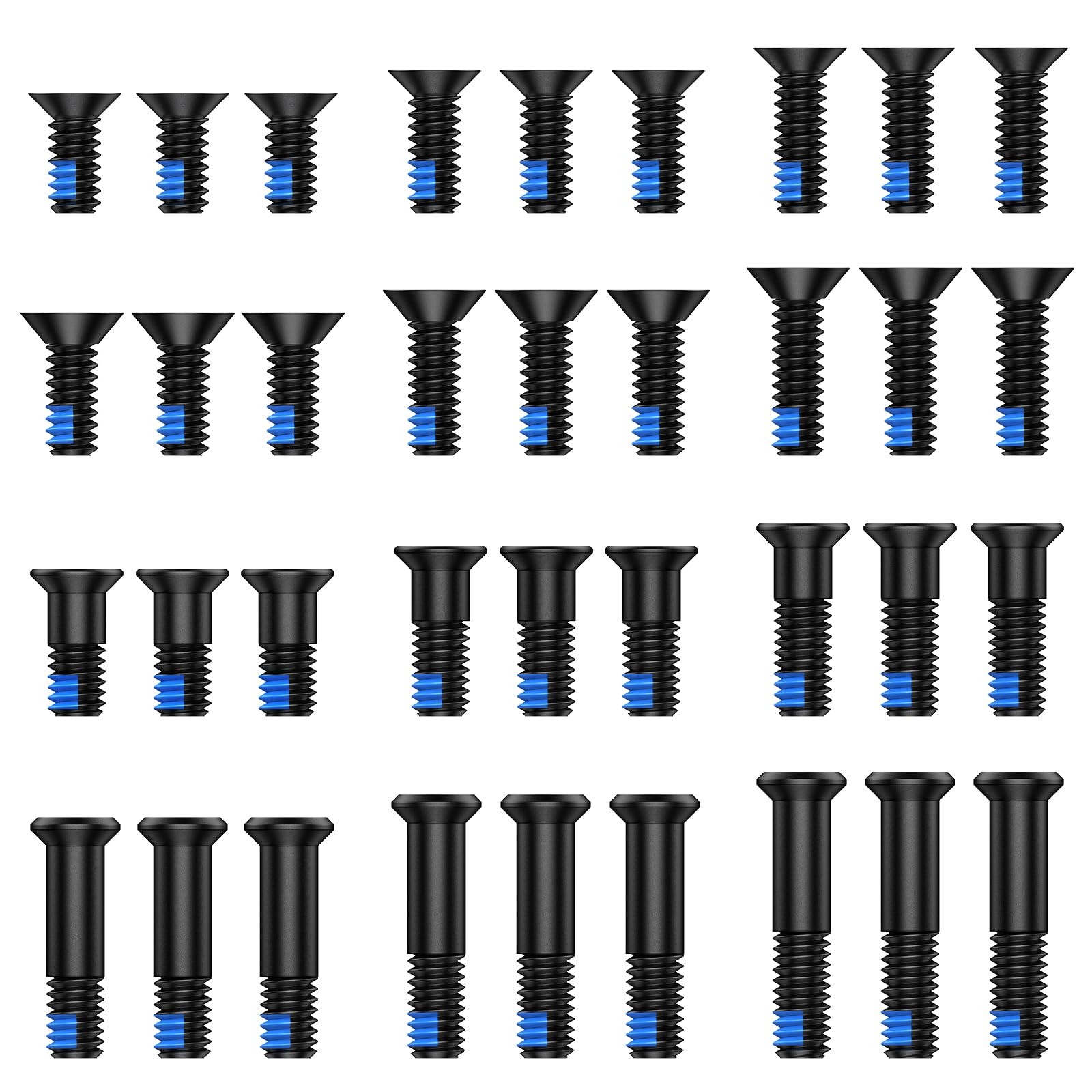 Red Dot Screw Kit Includes M4 and #632 Types with Torx T10 Head and Blue Thre…