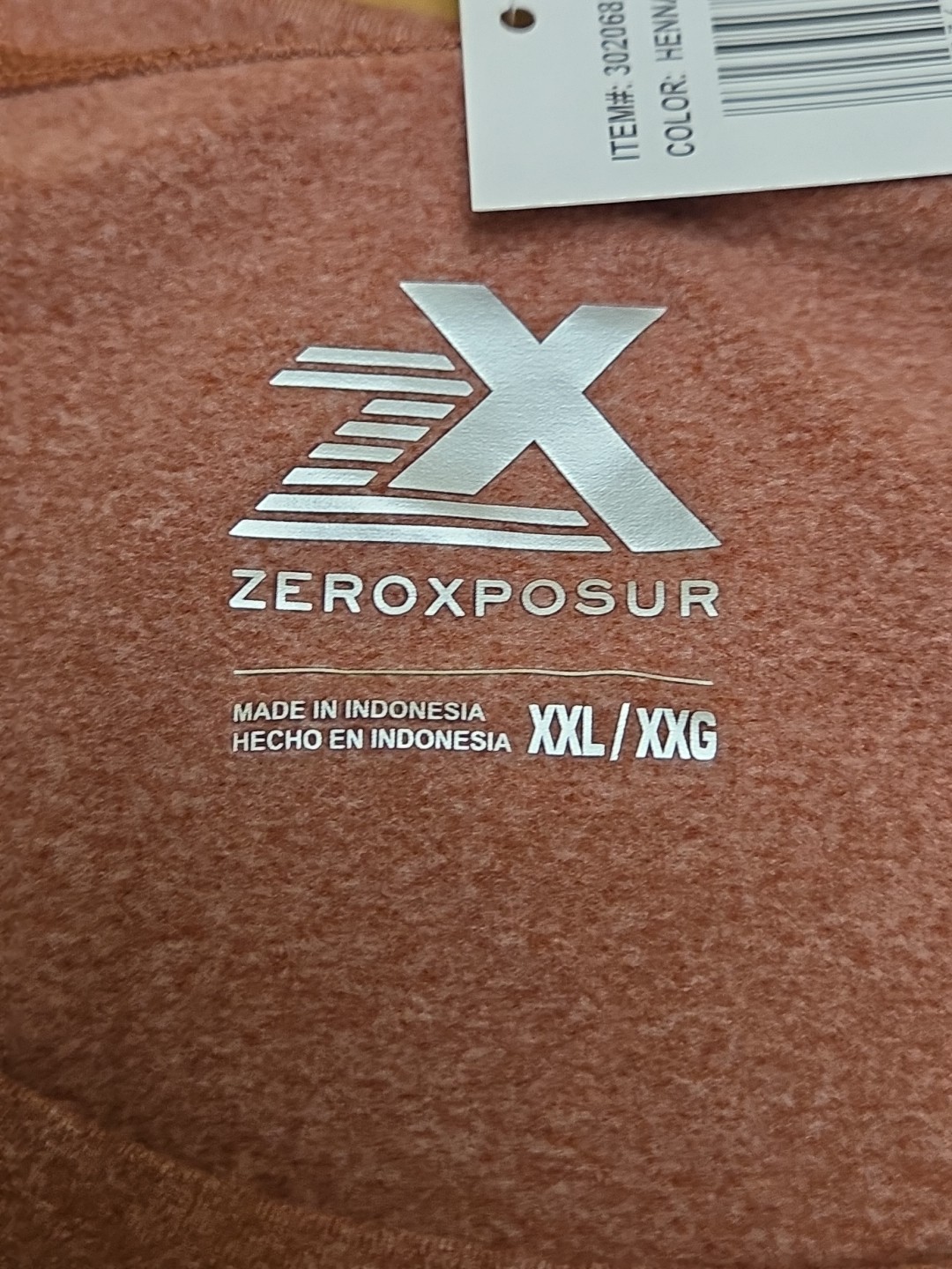 Zeroxposur Brushed Fleece Stretch Layering Shirt Henna Mlng Size 2XL NWT SOFT gallery