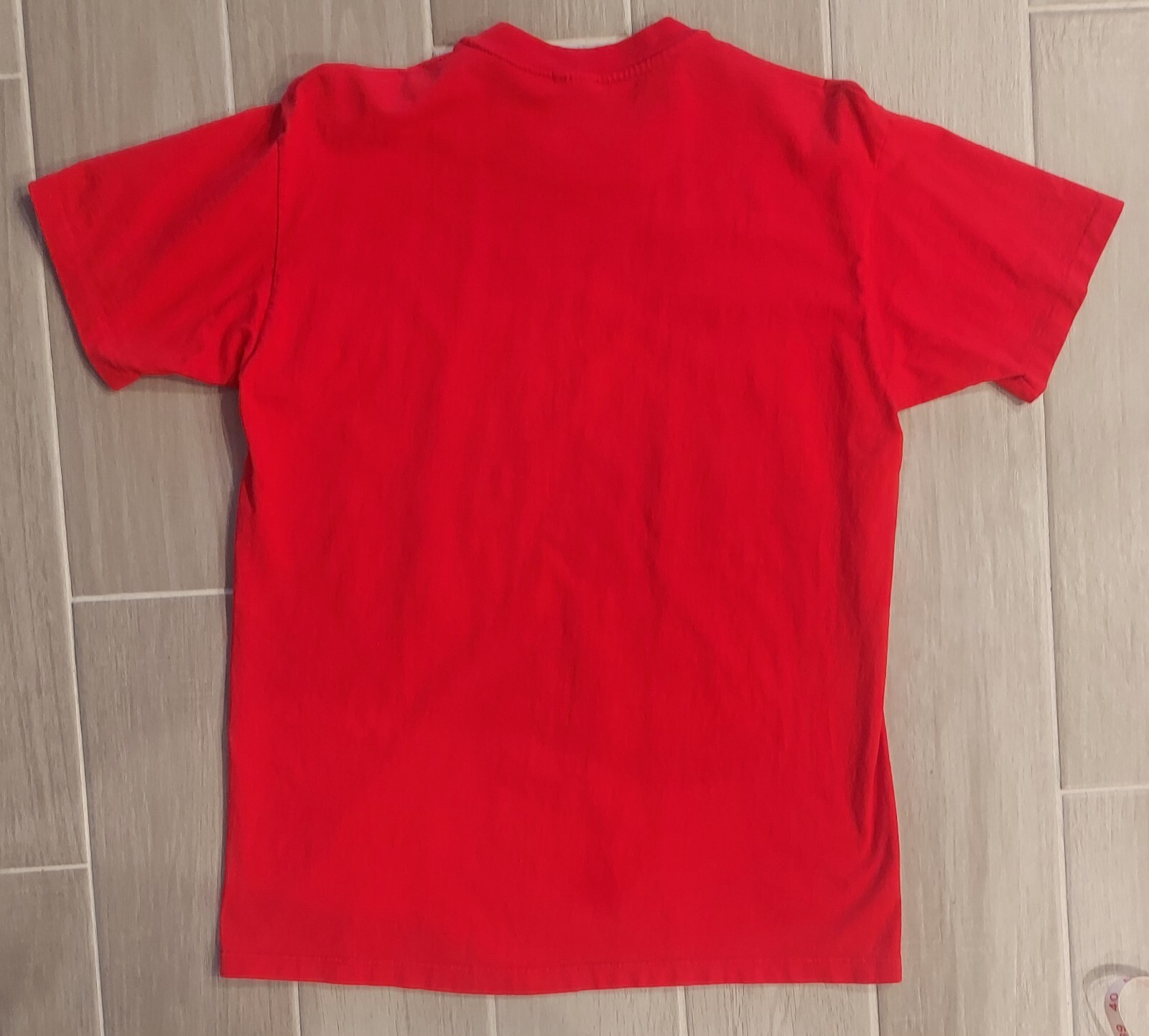 Vintage Stedman Single Stitch Shirt Houston Party Animals 80's USA Large Red gallery
