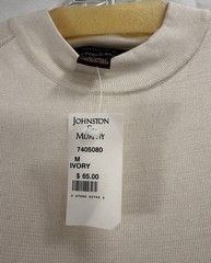 Johnston & Murphy NWT Men’s Medium Shirt Taupe 100% Silk Short Sleeve Pull Over