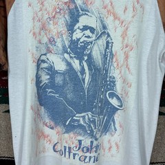Vintage John Coltrane Tie Dye Graphic T-Shirt – Men’s Medium – Ringer Tee