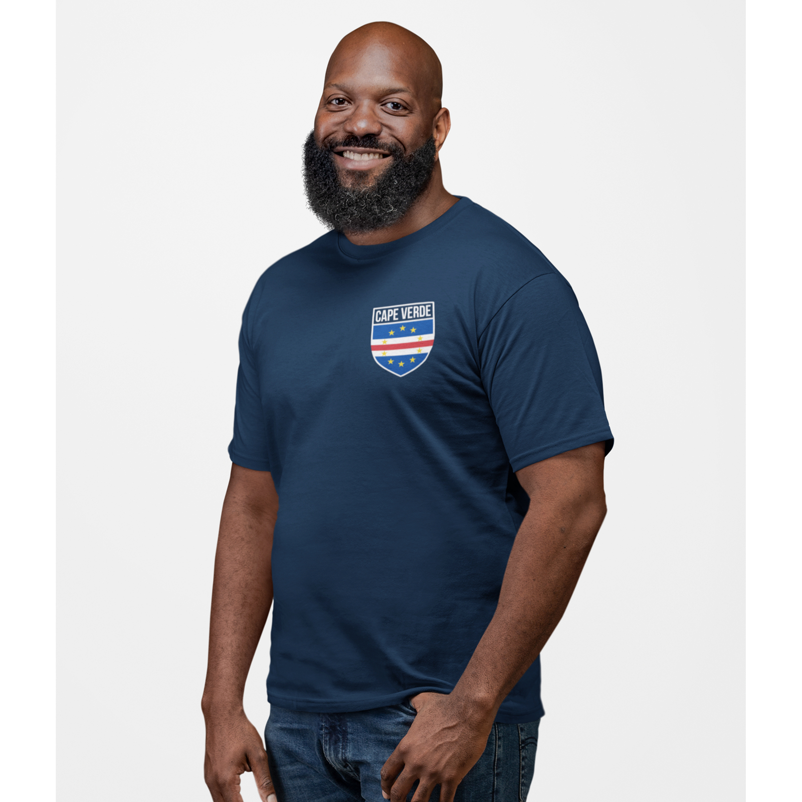 Cape Verde Badge Mens T Shirt shirt Football Sports Event Him Soccer Footy Te... gallery