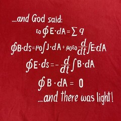VTG Y2K CHAMPION 2XL MAXWELL’S EQUATIONS PHYSICS LIGHT SCIENCE GRAPHIC T-SHIRT