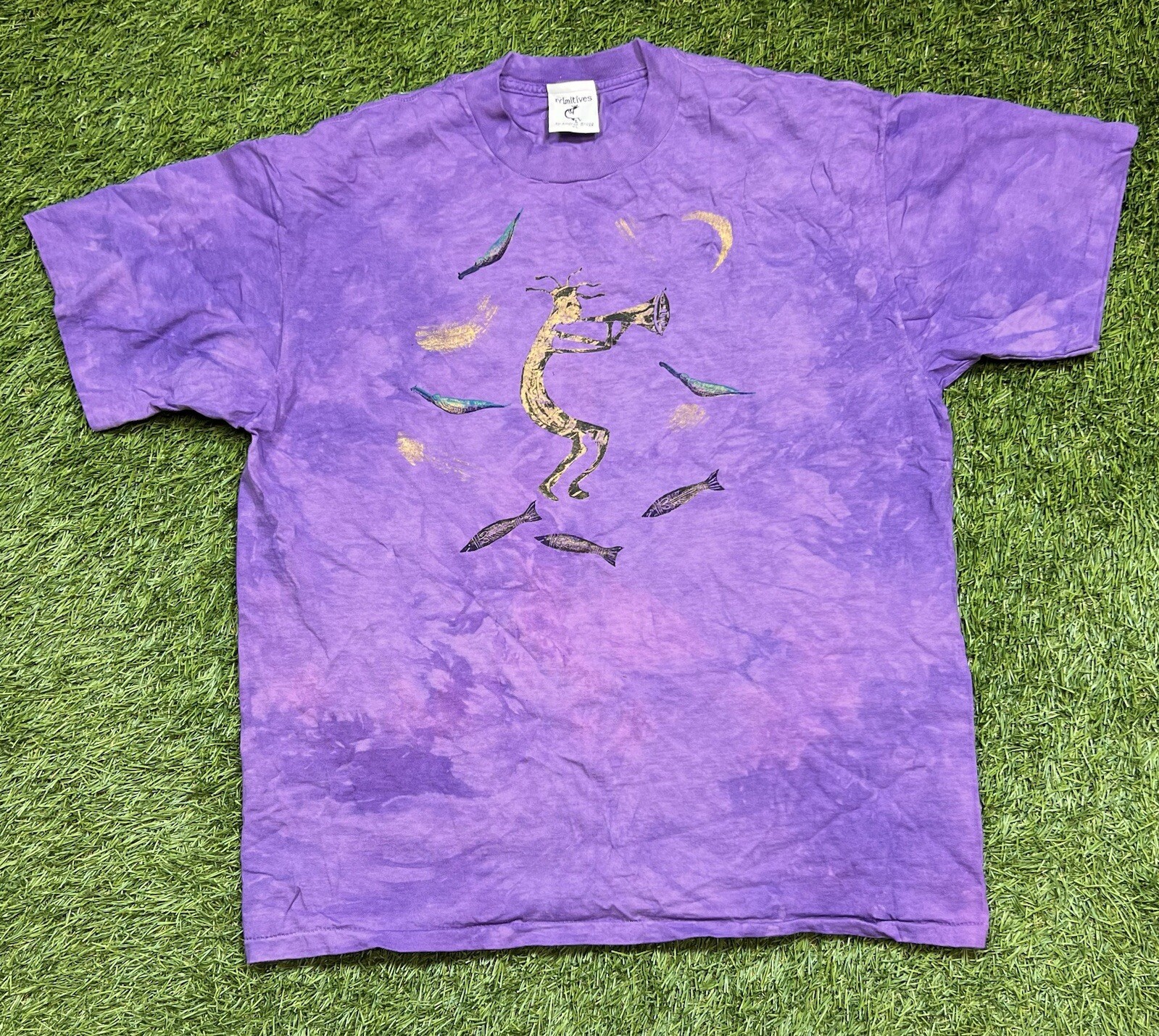 Primitives Andrea Bragg Designs Native American T-Shirt Men’s XL Vintage USA gallery