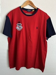 Polo Ralph Lauren Stadium Crest England Olympics World Cup Shirt Men Size Large