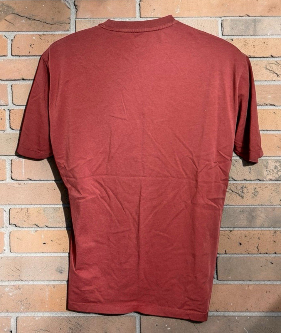 Uniqlo Crew Neck Short Sleeve T-Shirt Men's Size M Red 100% Supima Cotton gallery
