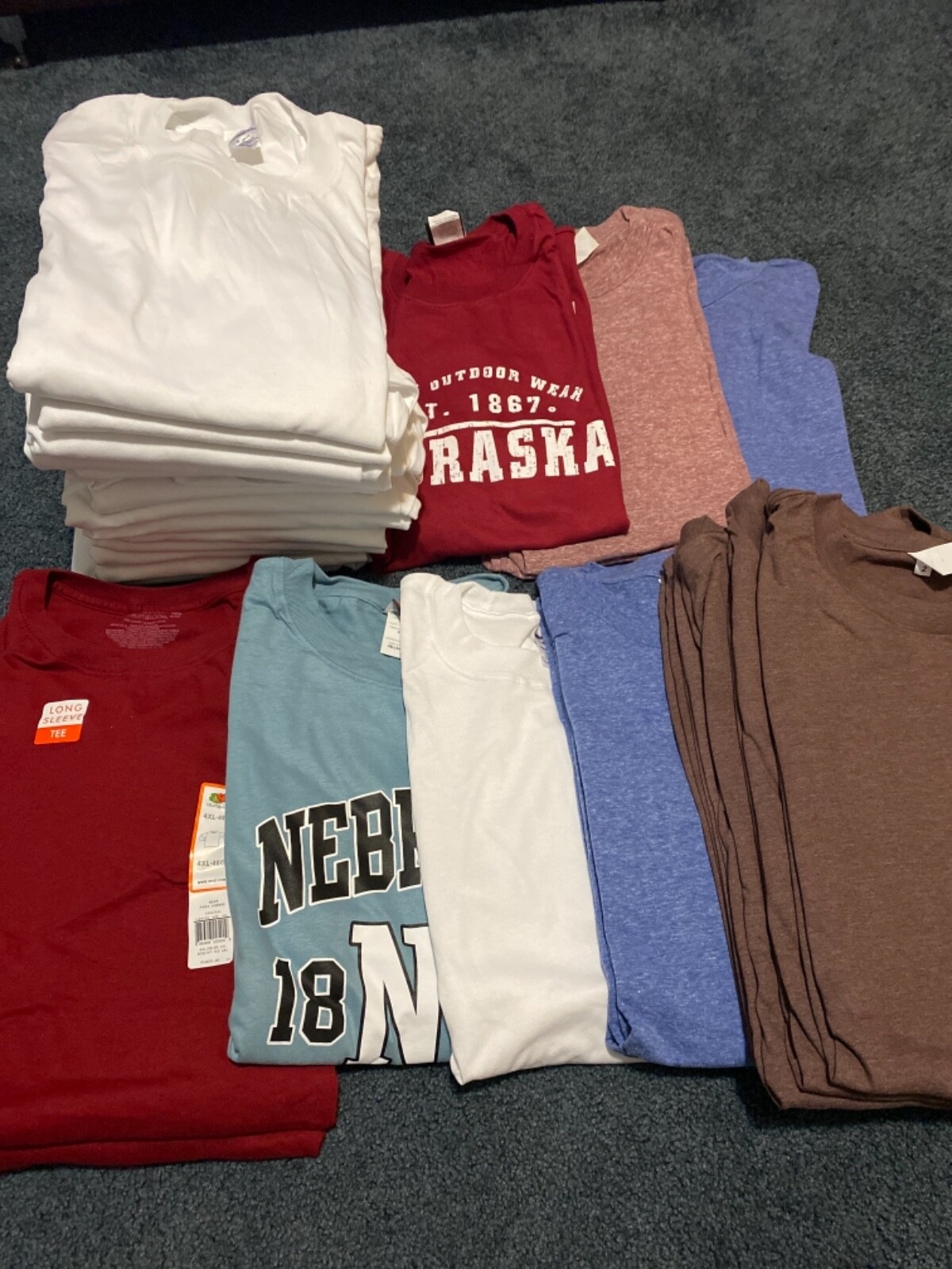 Men’s long/ short sleeve T-shirt,LT,3XL,4XL,3XLT,XLT,new gallery