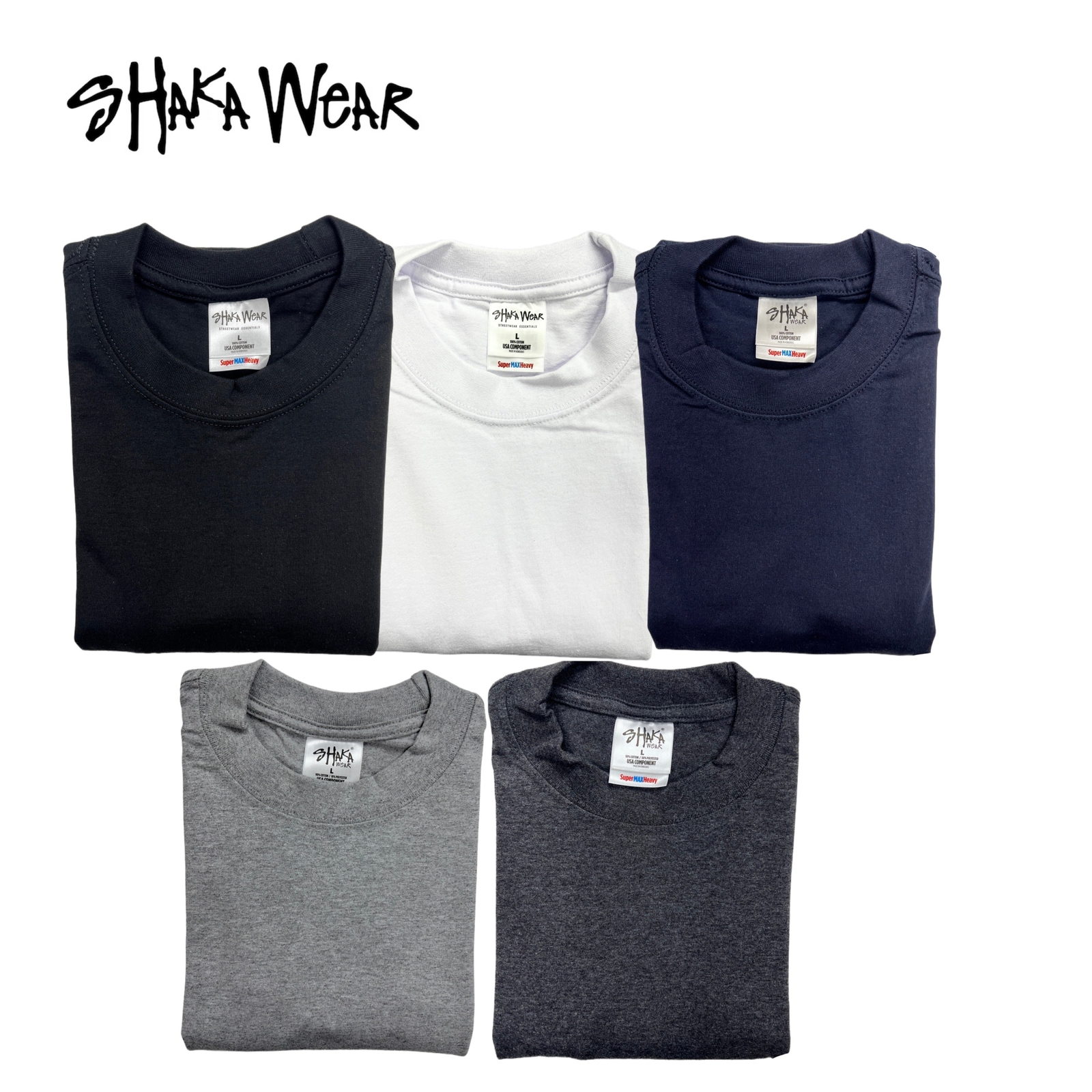 Shaka Wear 7.5 oz Max Heavyweight Short Sleeve T-Shirt gallery