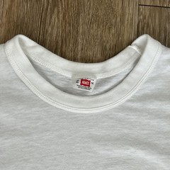VTG 60s Hanes Reinforced Collar Loopwheel True Vintage Blank T-Shirt RARE Medium