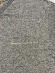 $95 New LEFT COAST TEE SHIRT Cotton Polyester Men’s 2XL XXL Charcoal V-NECK
